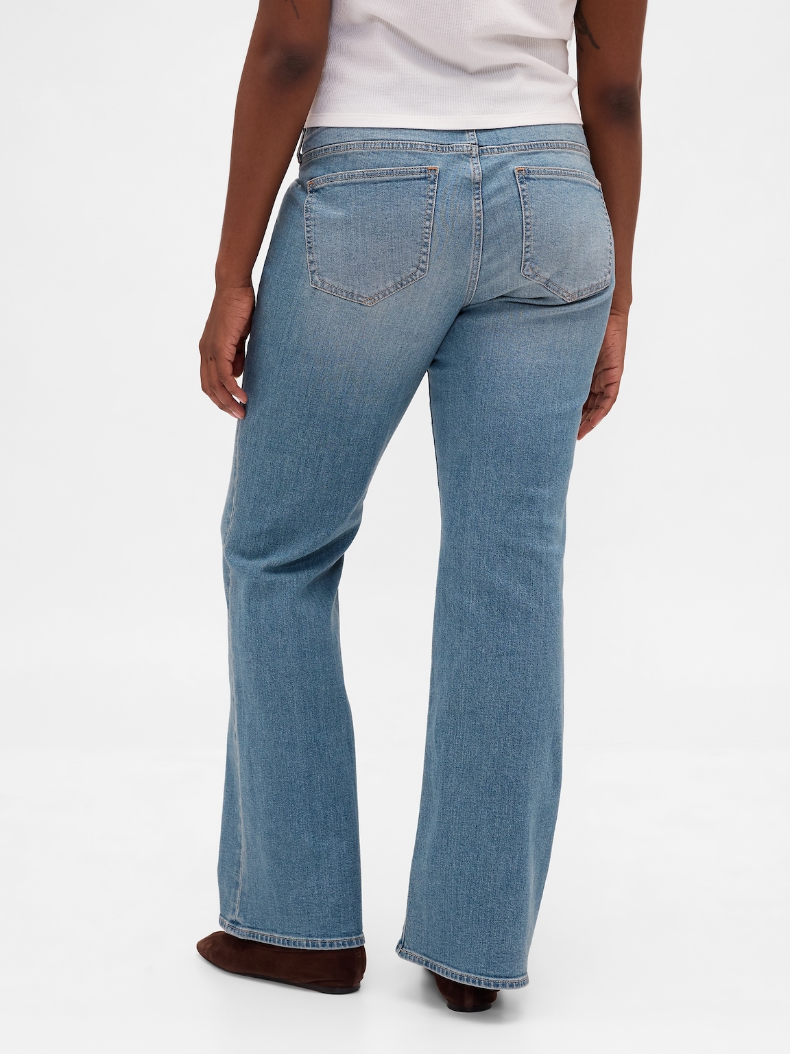Low Rise Lace-Up Long & Lean Jeans