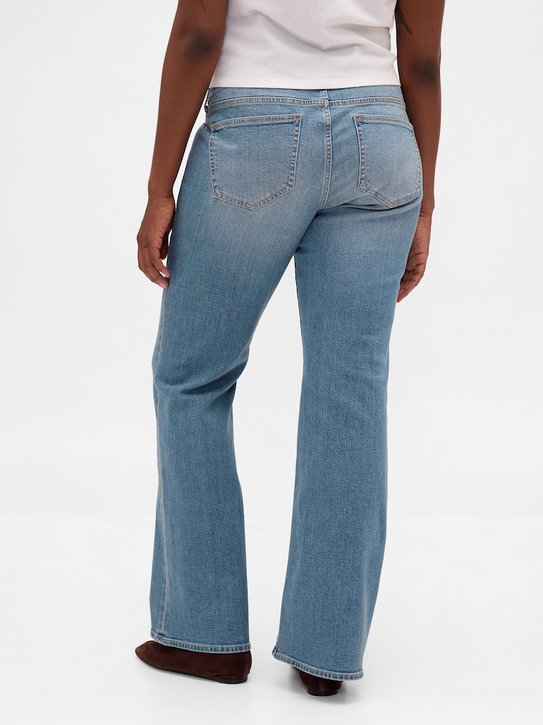 Low Rise Lace-Up Long & Lean Jeans