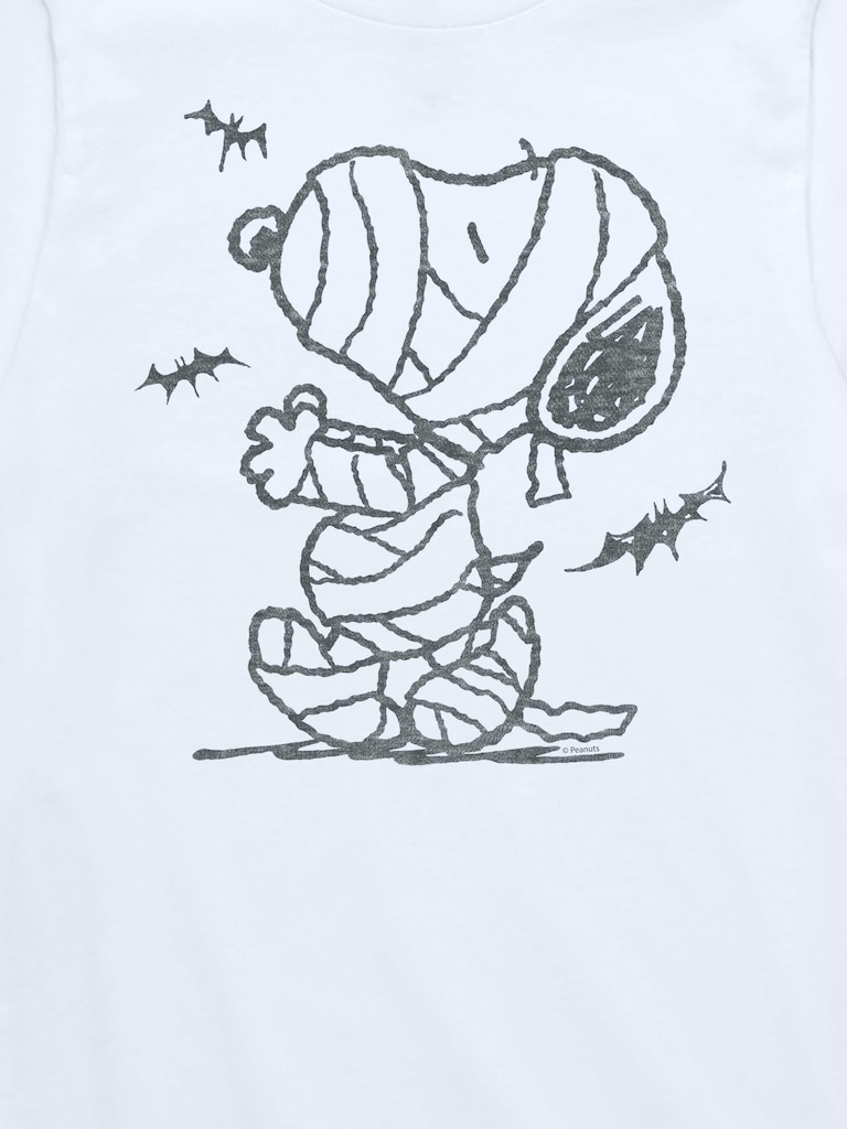 Toddler Peanuts Snoopy Mummy And Bats Short Sleeve Tee