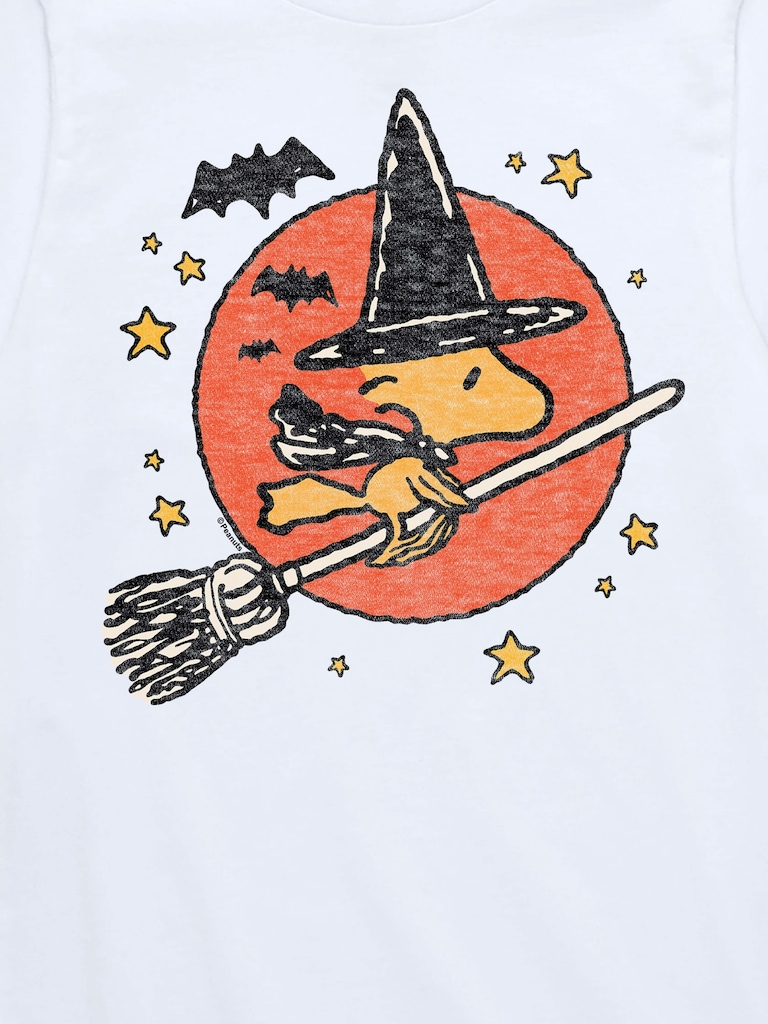 Toddler Peanuts Woodstock Witch Short Sleeve Tee