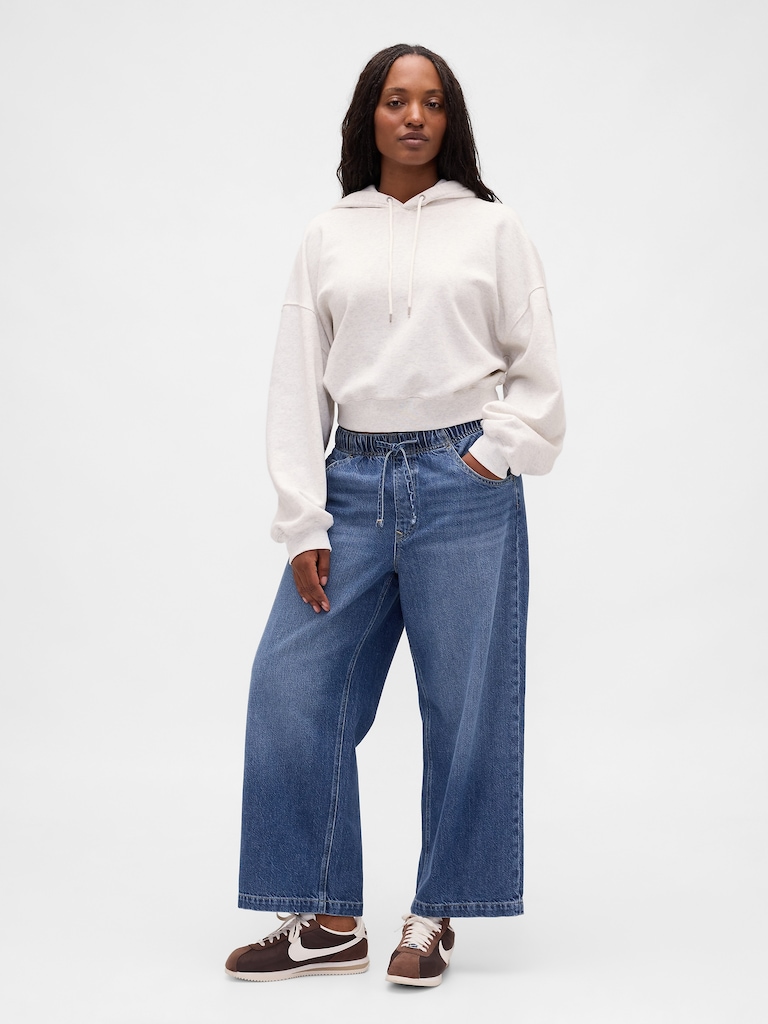 Low Slung UltraSoft Relaxed Crop Jeans