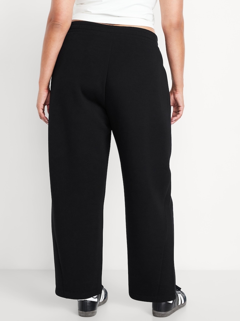 High-Waisted Bounce Fleece Barrel Sweatpants