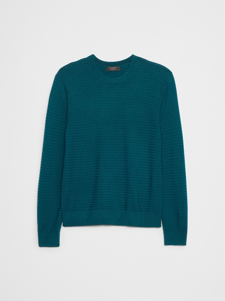 Merino Wool Textured Sweater