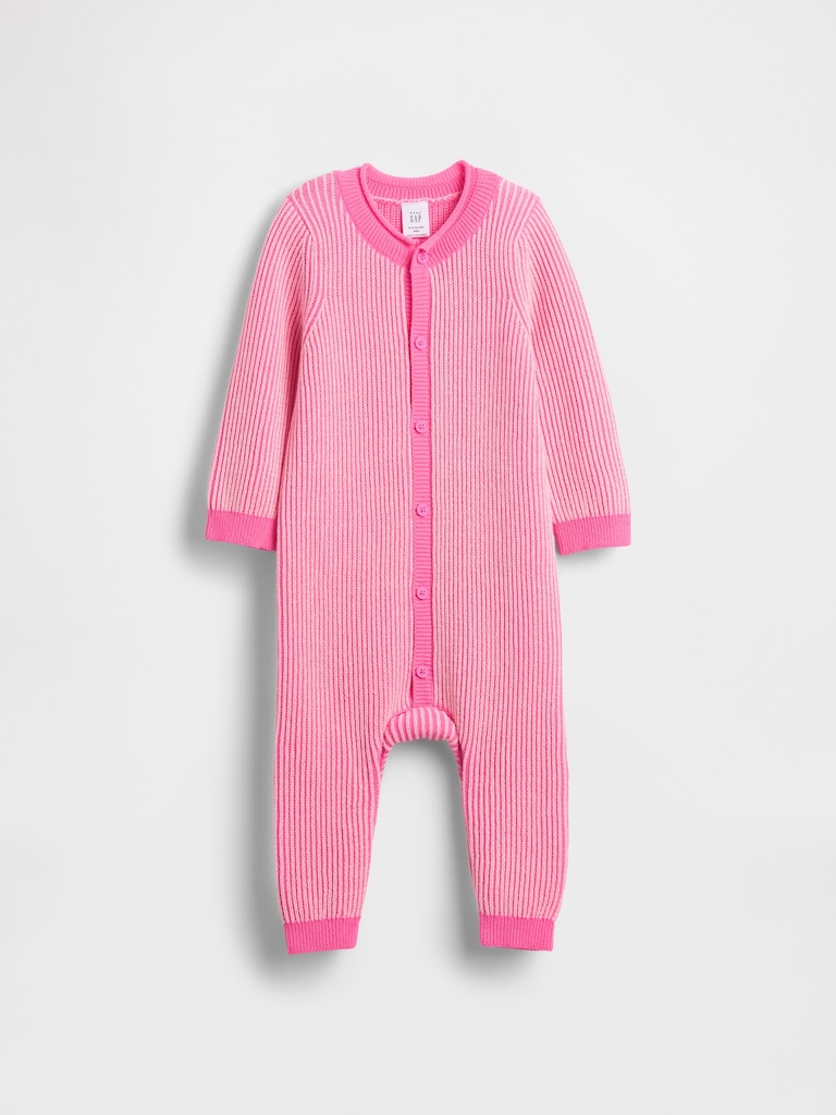 Baby Footless Sweater One-Piece