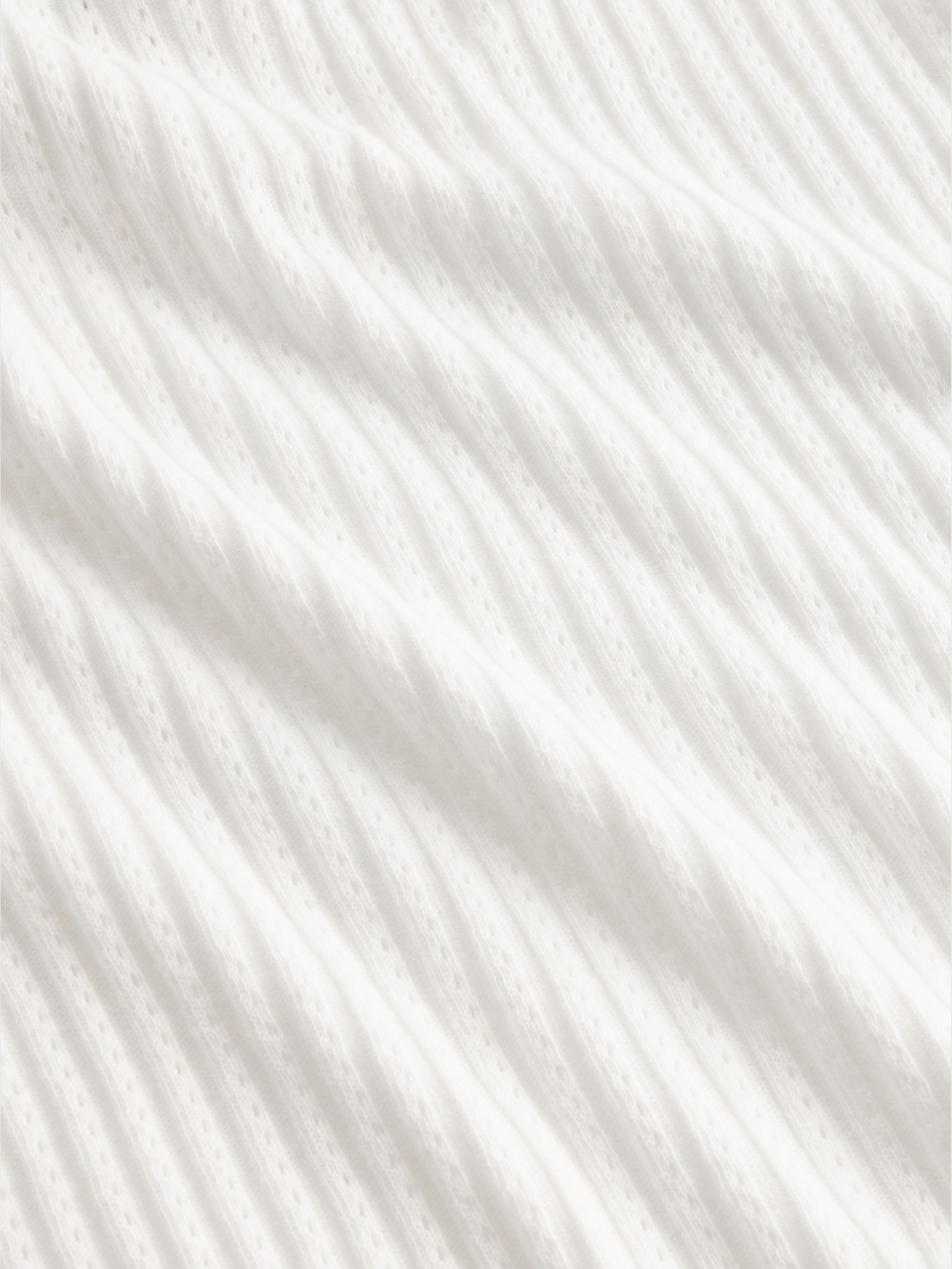 Pointelle Rib Crop Turtleneck