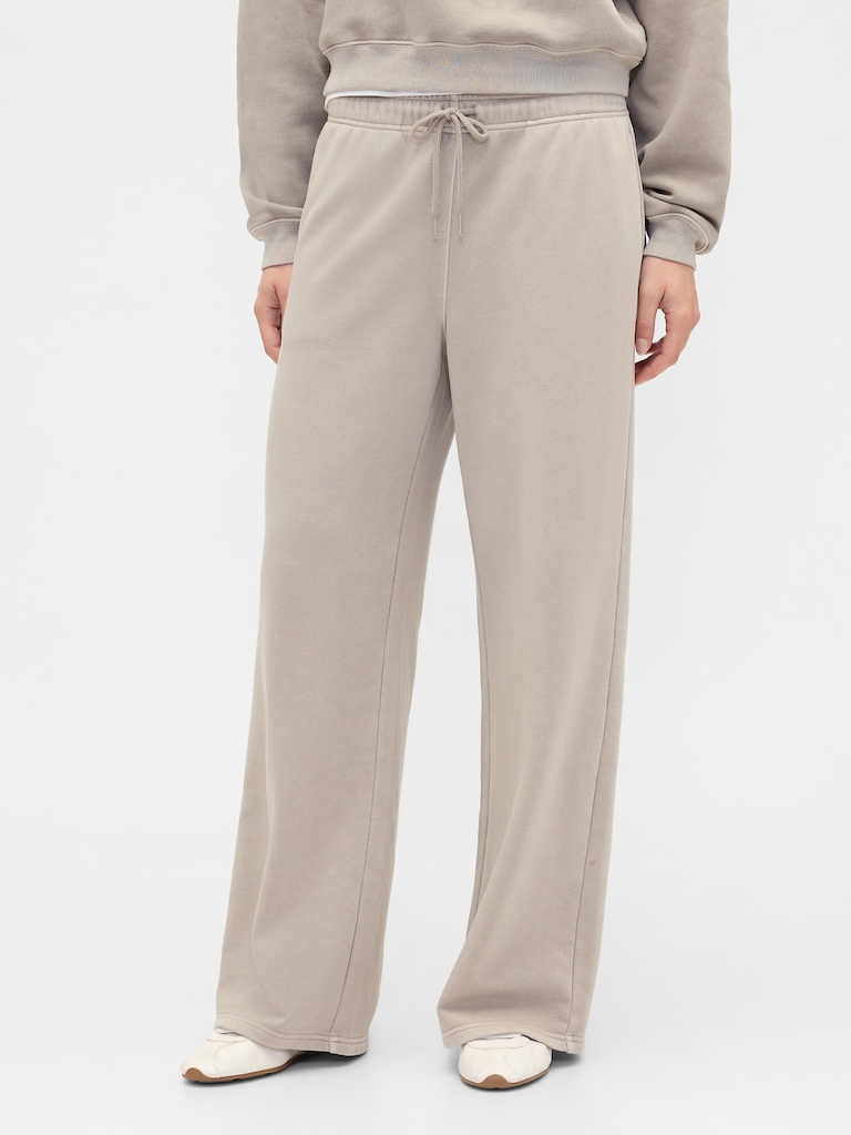 Relaxed Straight-Leg Sweatpants
