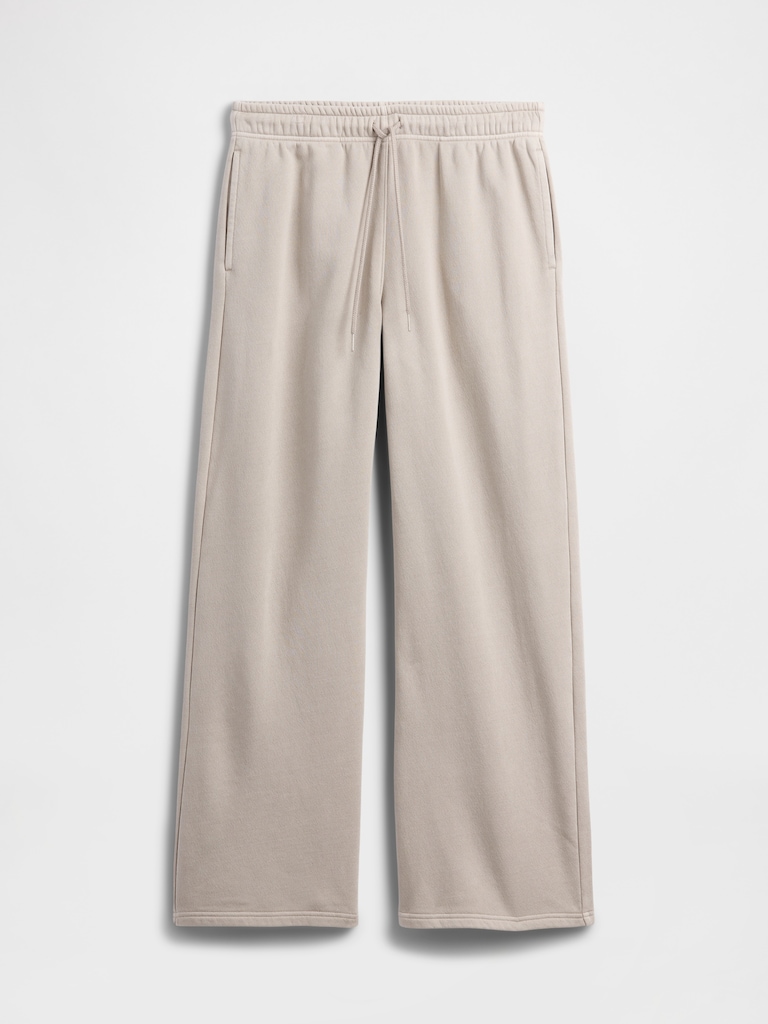 Relaxed Straight-Leg Sweatpants