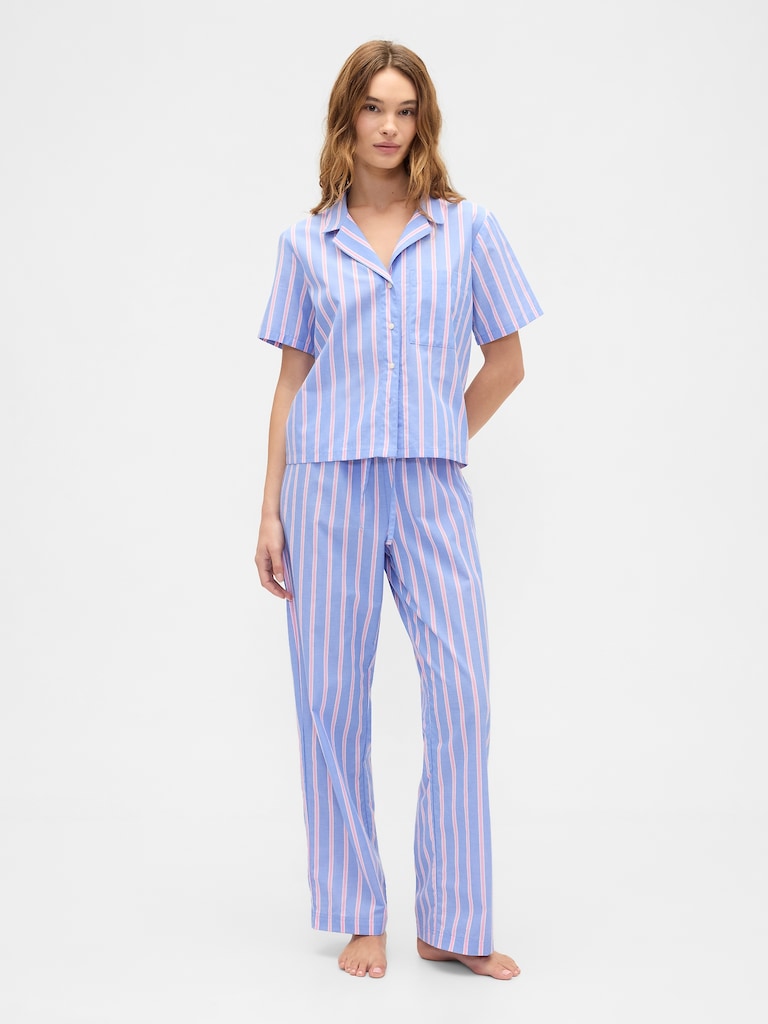 Print Poplin PJ Shirt