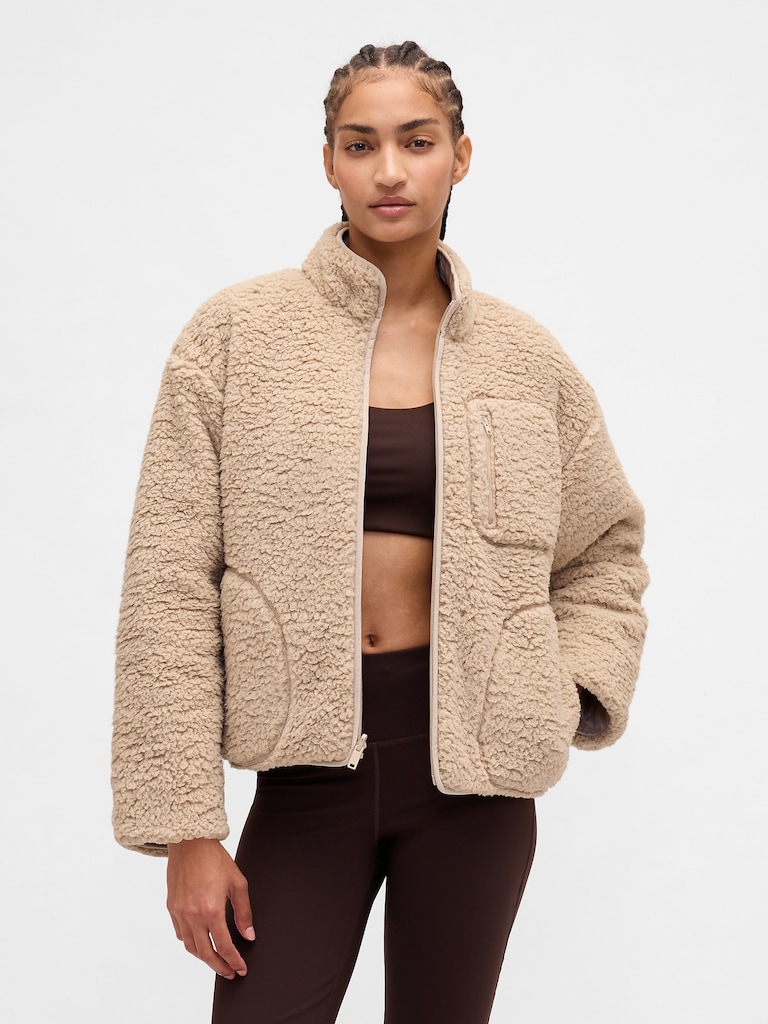 GapFit Reversible Sherpa Jacket