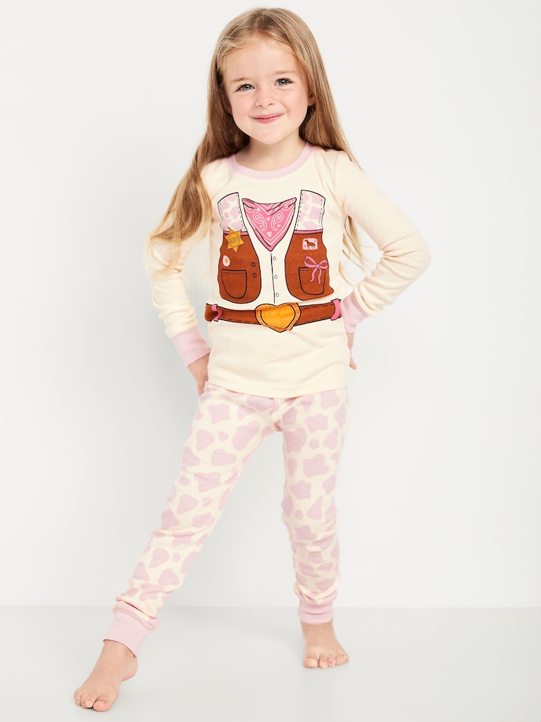 Printed Snug-Fit Pajama Set for Toddler & Baby
