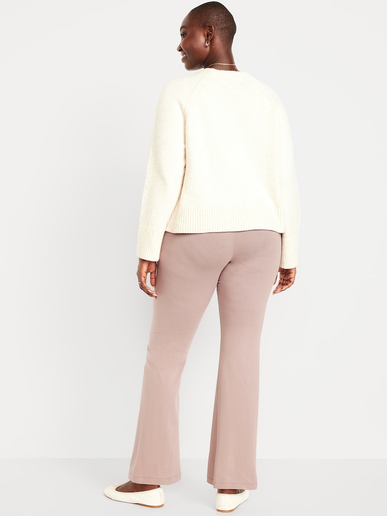 High-Waisted Fashion Flare Leggings