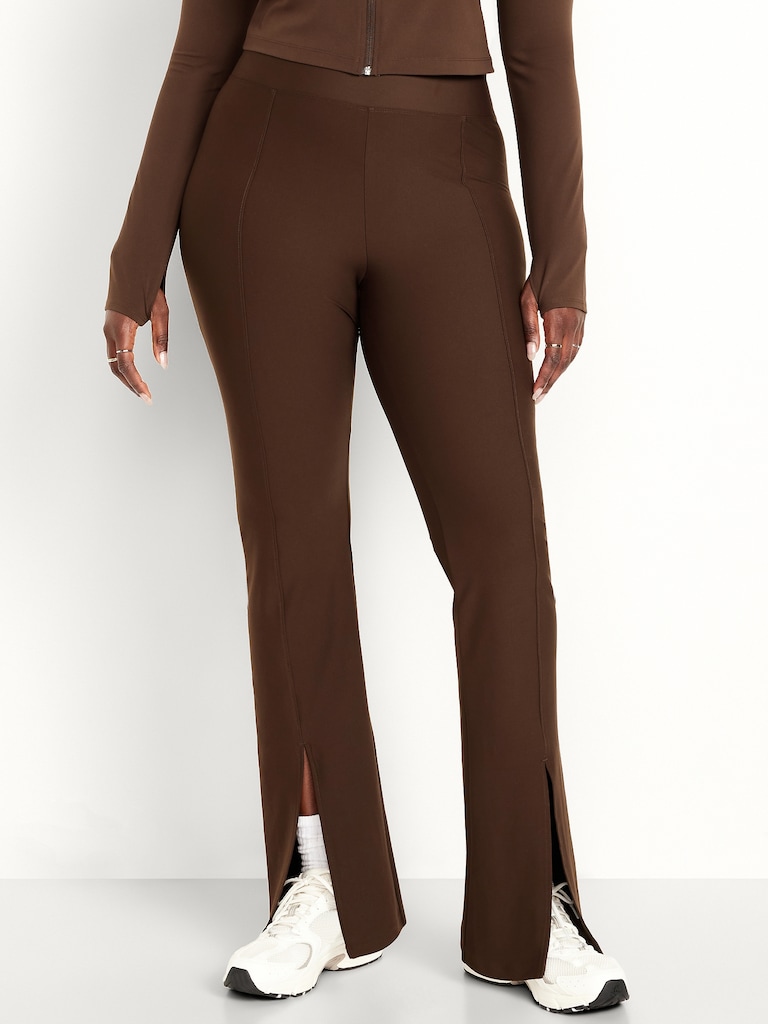 Extra High-Waisted PowerSoft Split-Flare Leggings