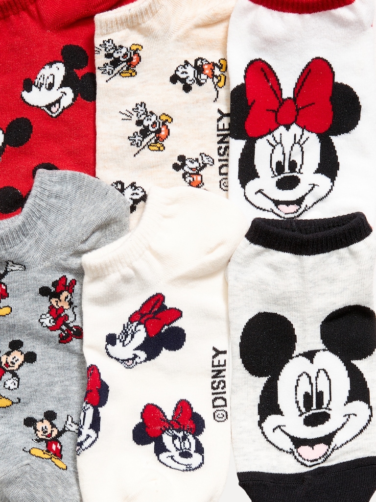 Disney© 6-Pack Novelty Ankle Socks for Women