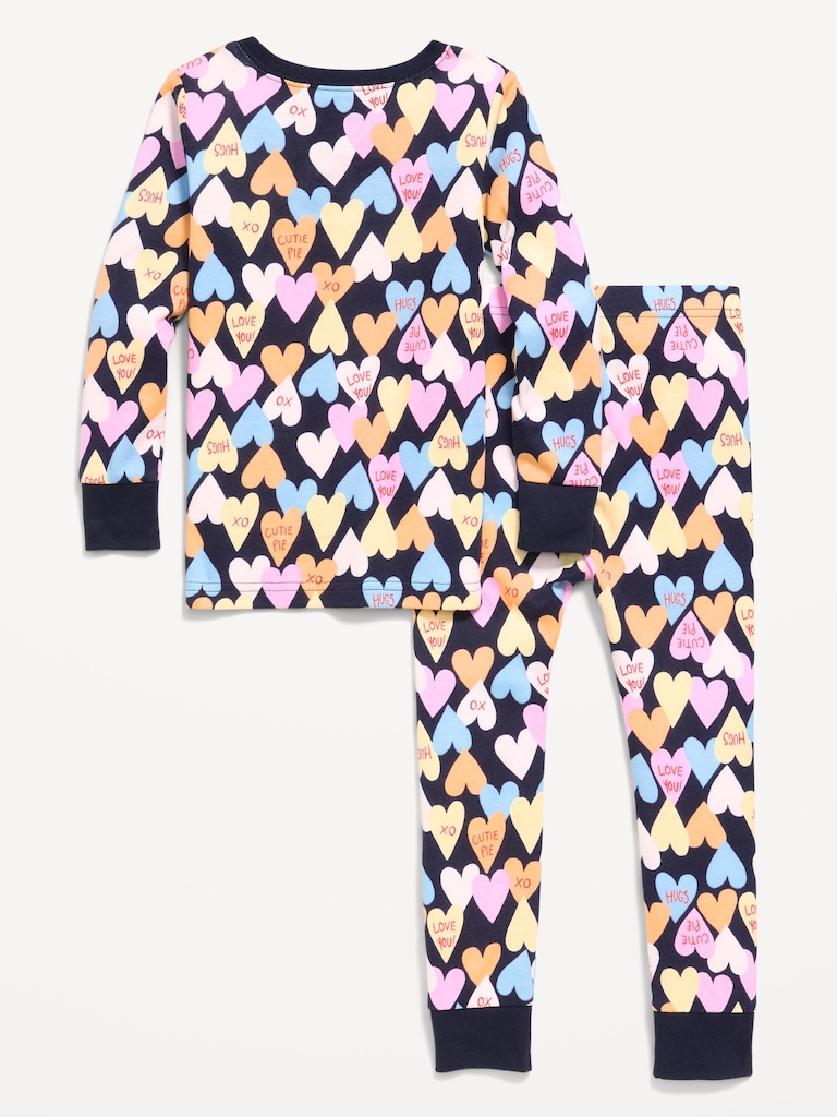 Printed Snug-Fit Pajama Set for Toddler & Baby