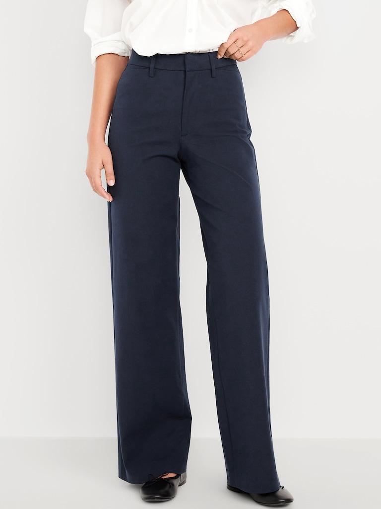 High-Waisted Pixie Super Wide-Leg Pants
