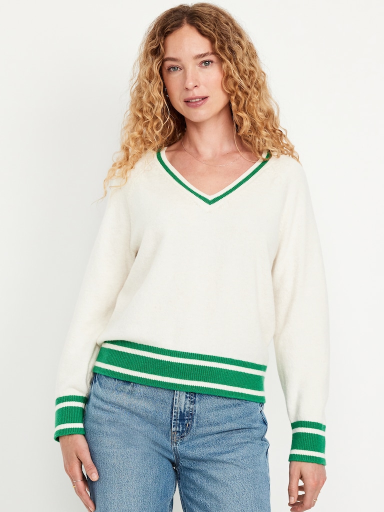 SoSoft Loose V-Neck Sweater