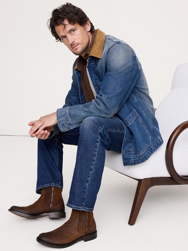 Suede Double-Zip Boot