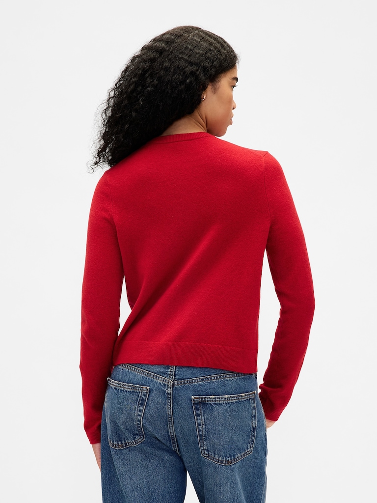CashSoft Crop Cardigan