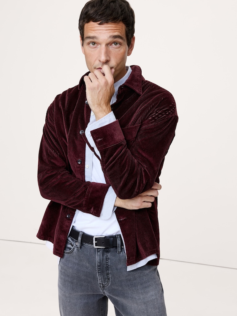 Relaxed-Fit Corduroy Overshirt