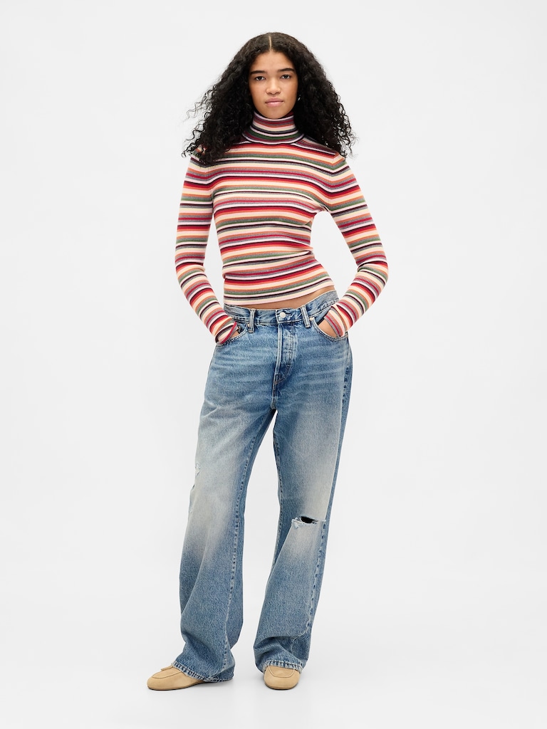 CashSoft Stretch Turtleneck Sweater