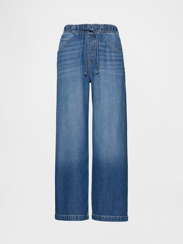 Low Slung UltraSoft Relaxed Crop Jeans