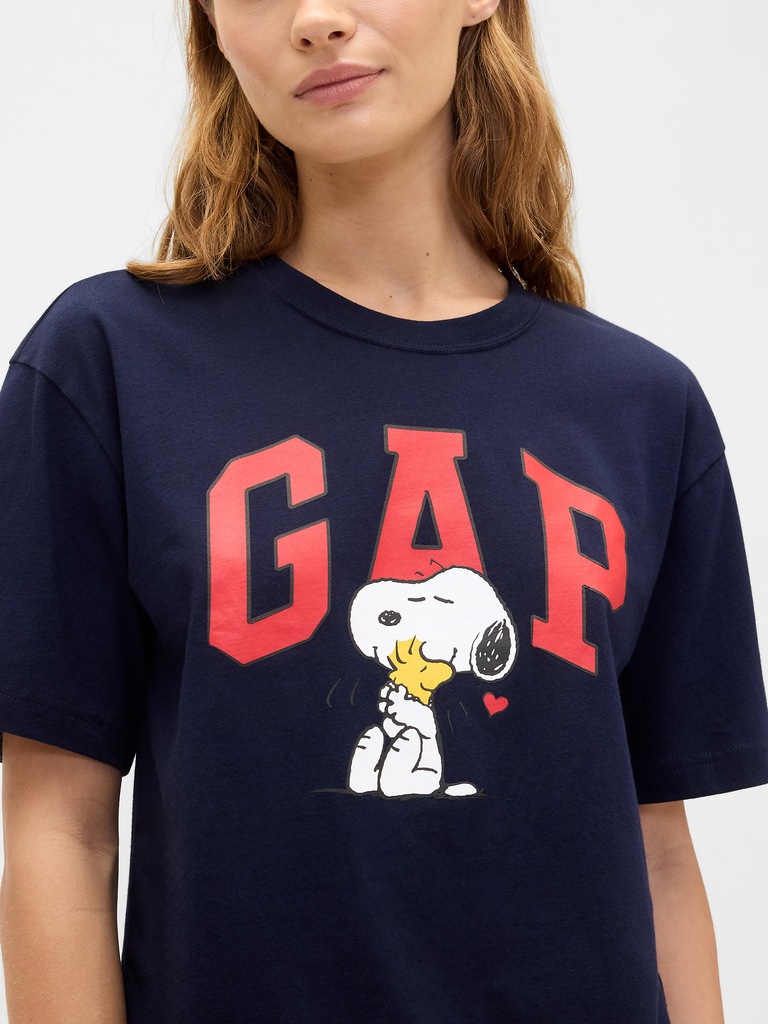 Peanuts Boxy Gap Logo T-Shirt