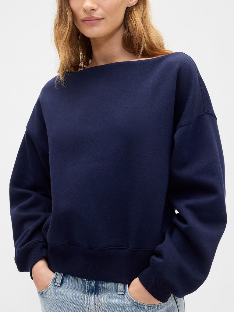 Oversized Boatneck Sweatshirt