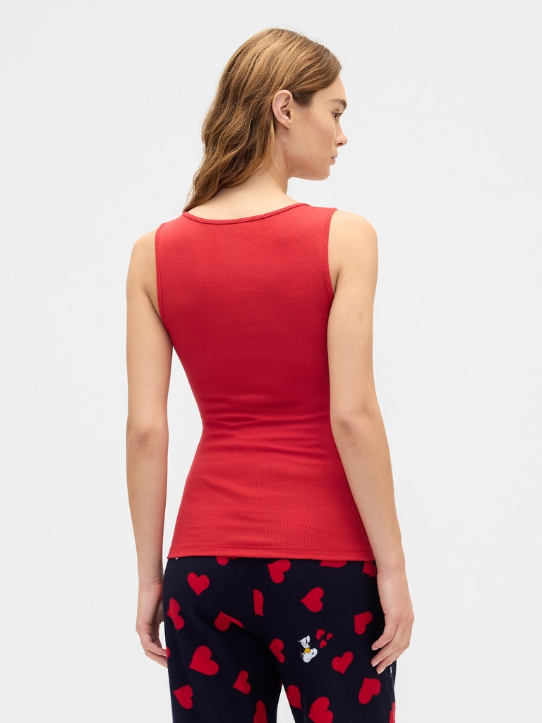 Gap Logo Ribbed Tank Top