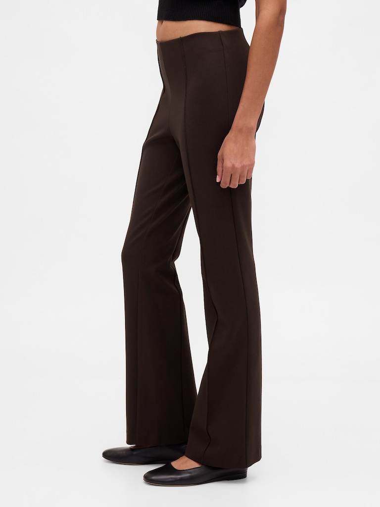 High Rise Double Knit Boot Pants