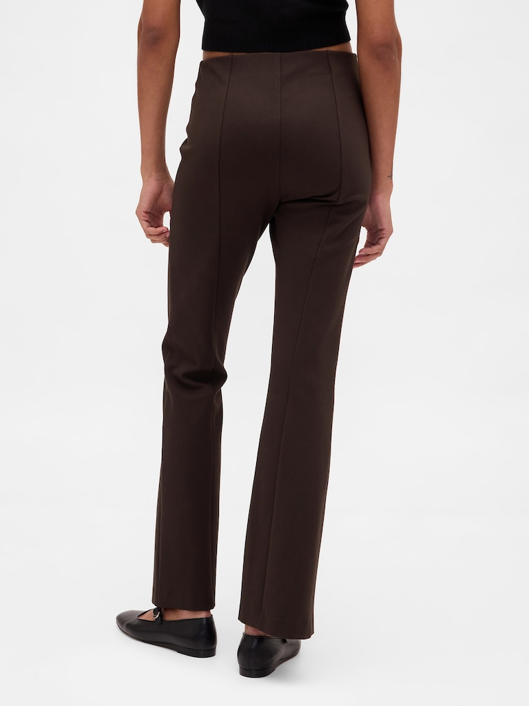 High Rise Double Knit Boot Pants