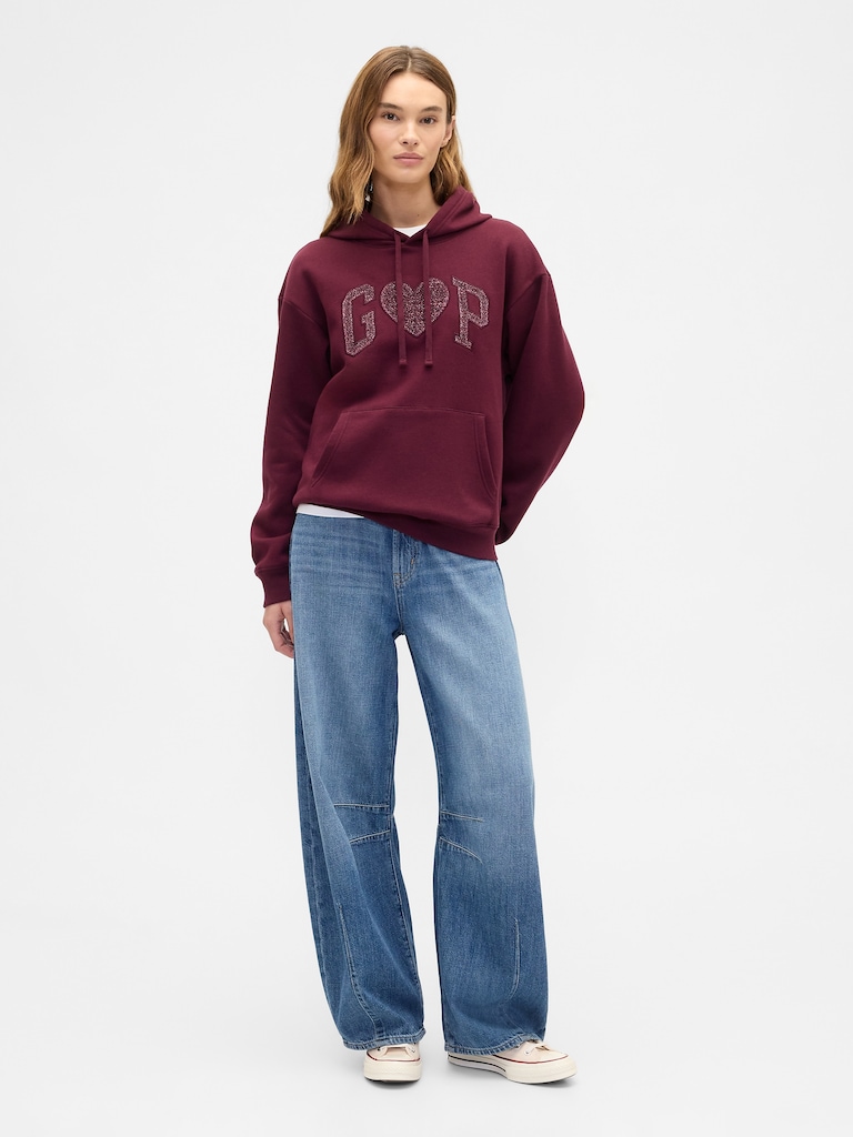 Relaxed Gap Logo Hoodie