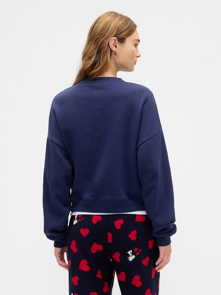 Peanuts Oversized Wedge Gap Logo Sweatshirt