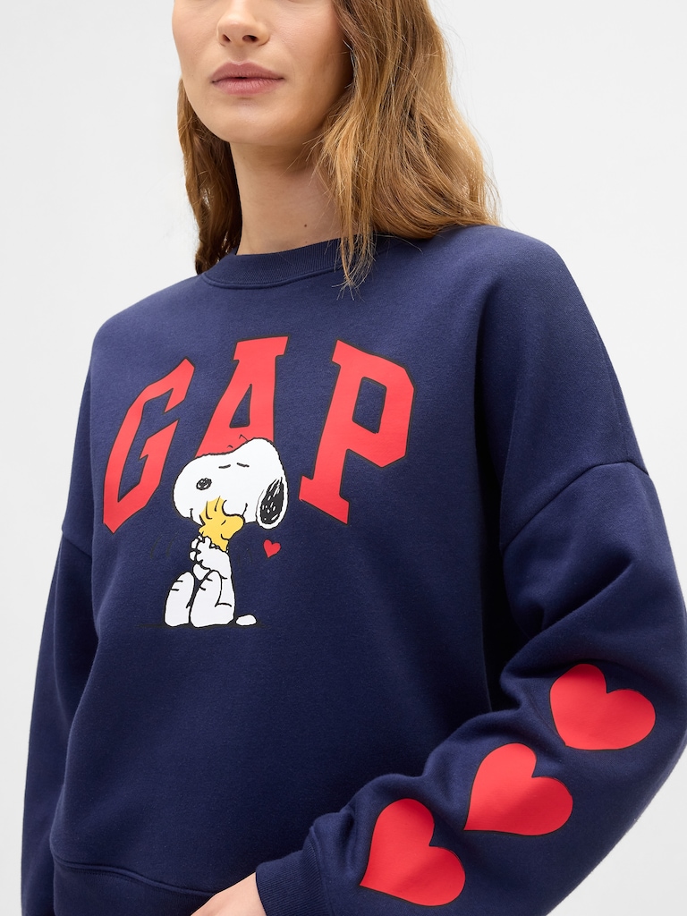 Peanuts Oversized Wedge Gap Logo Sweatshirt