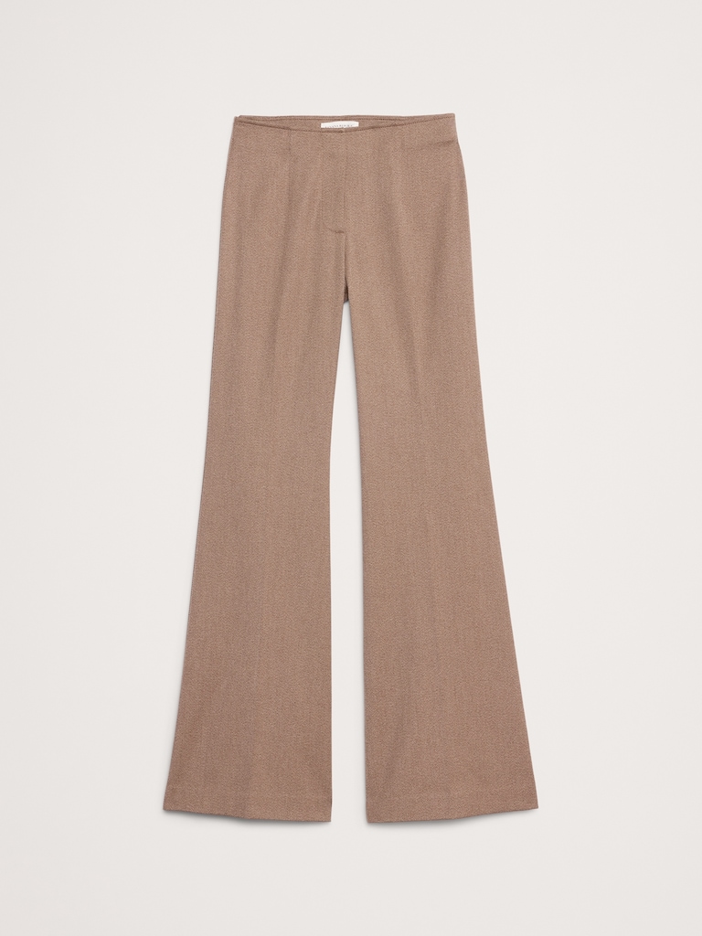 Mid-Rise Flare Italian Twill Pant
