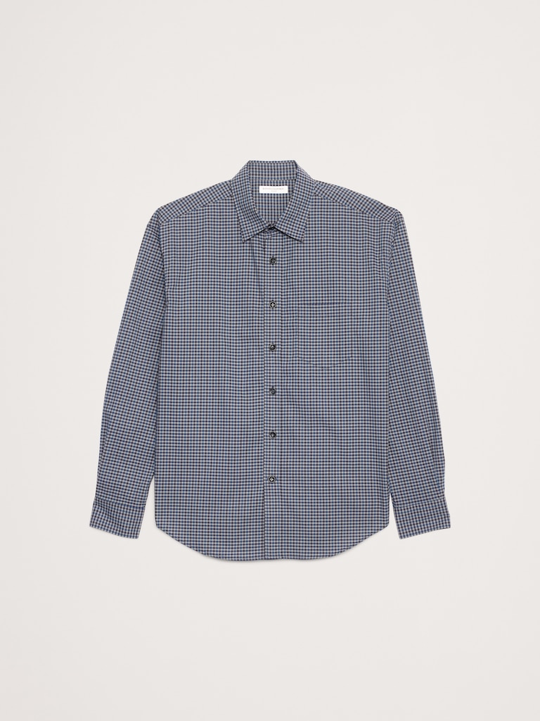 Relaxed-Fit Washed Cotton Poplin Shirt