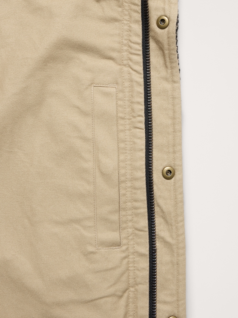 Herringbone Tweed Parka