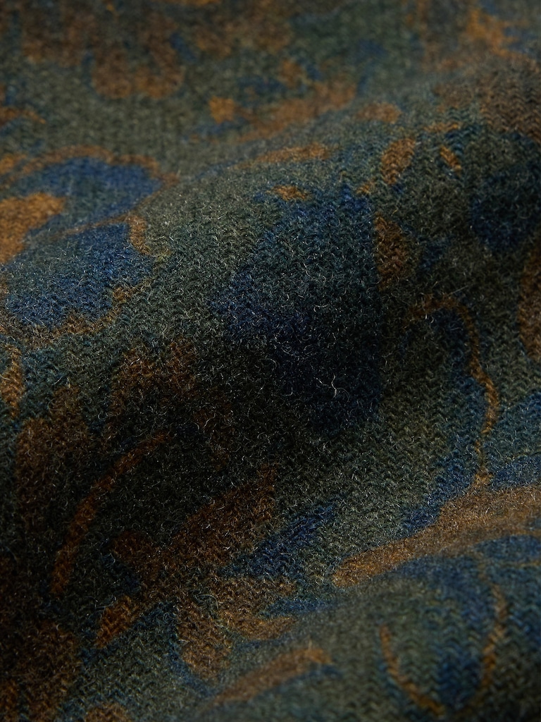 Floral Wool-Blend Scarf