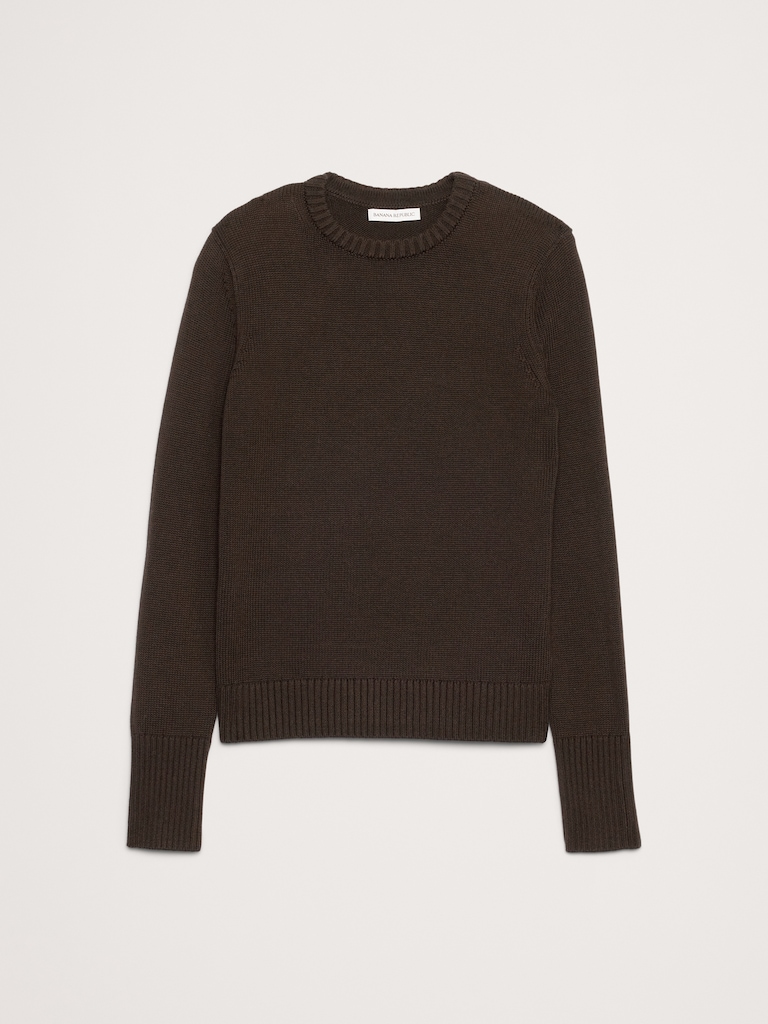 Eversoft Cotton-Silk Crew-Neck Sweater