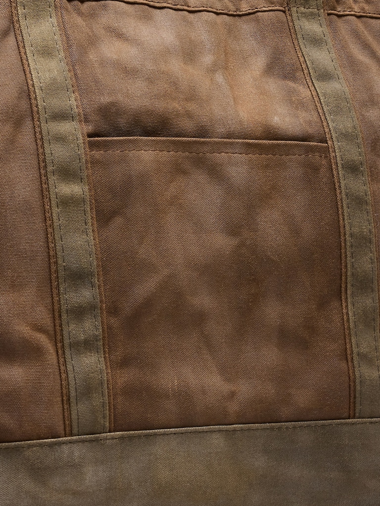 Waxed Canvas Tote by CB Station