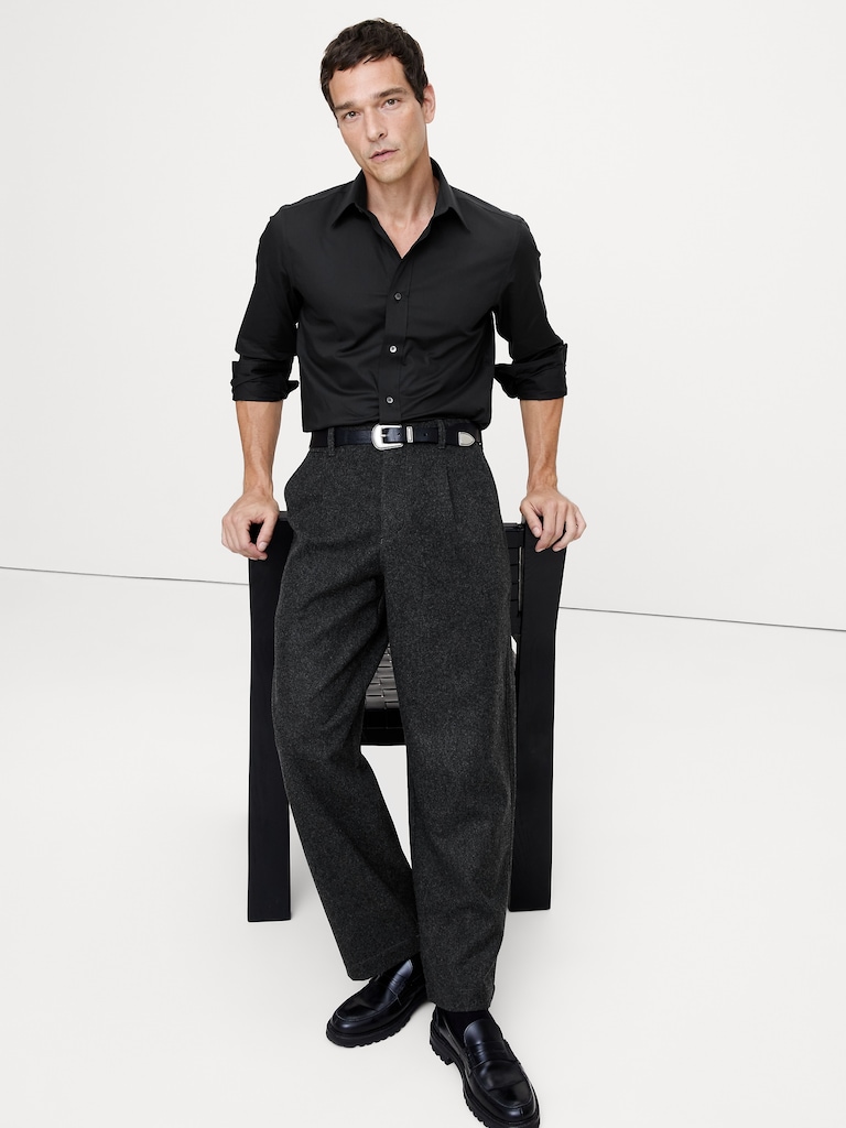 Slim-Fit Wrinkle-Resistant Dress Shirt