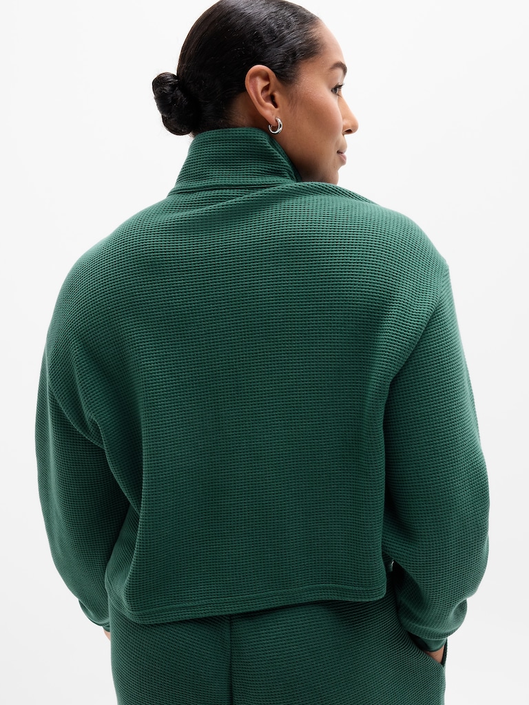 Tranquil Waffle 1/2 Zip Sweatshirt