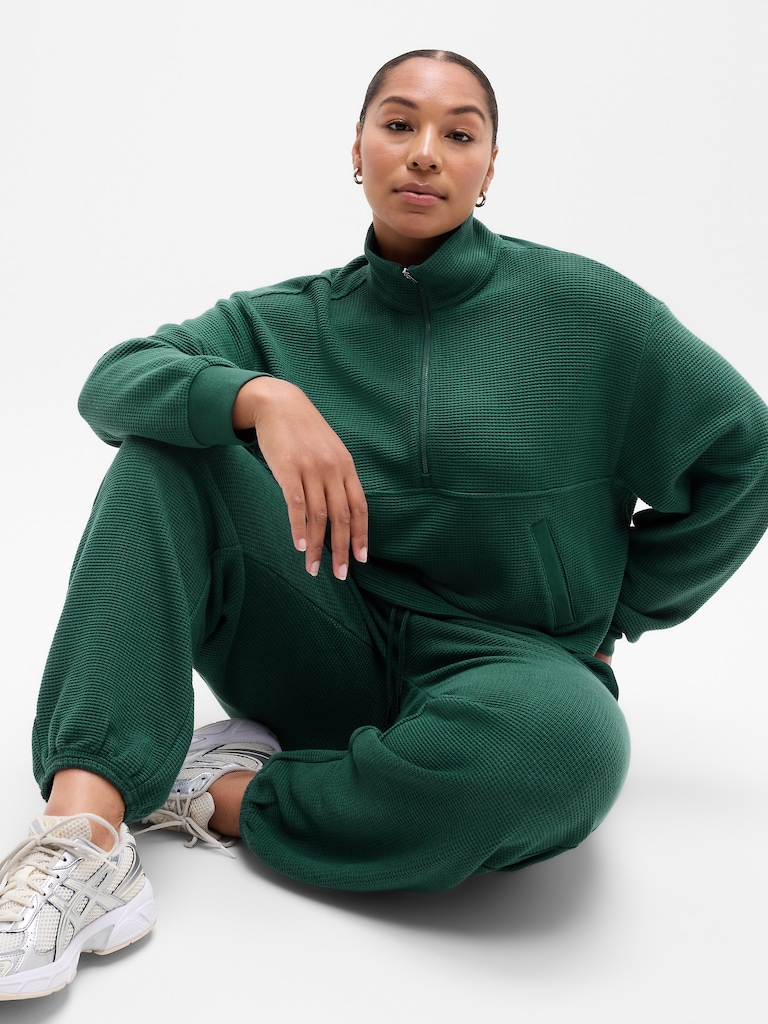 Tranquil Waffle 1/2 Zip Sweatshirt