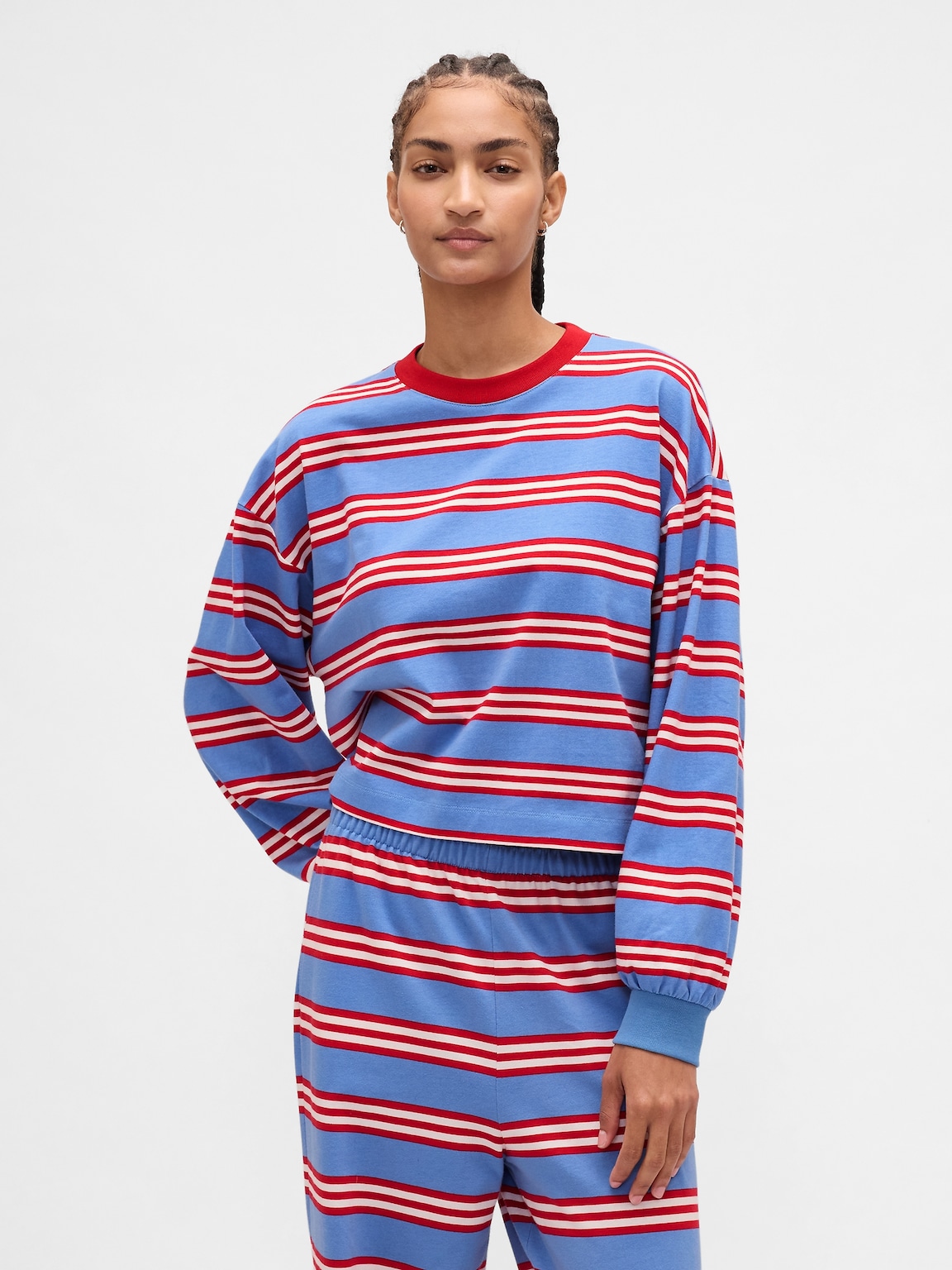 Organic Cotton VintageSoft Crop Sweatshirt