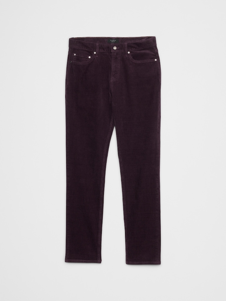 Slim Travel Corduroy Pant