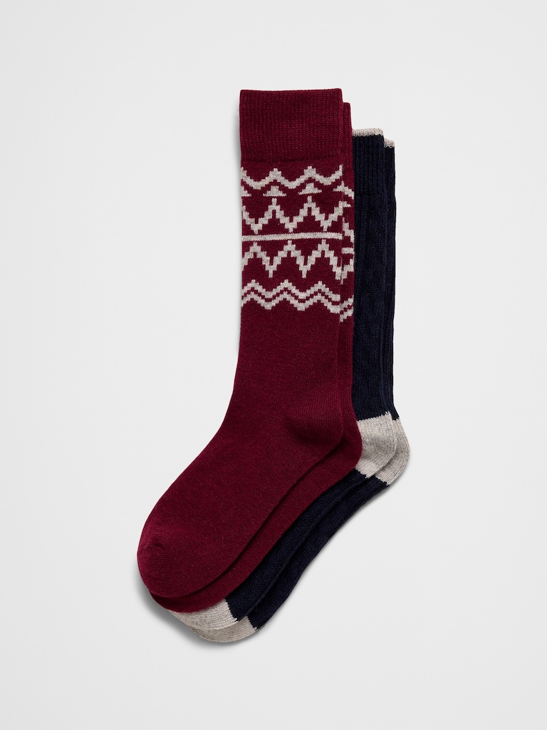 Cozy Trouser Sock Gift Set (2 Pack)