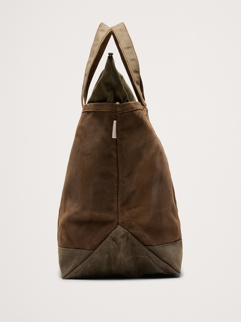 Waxed Canvas Tote by CB Station