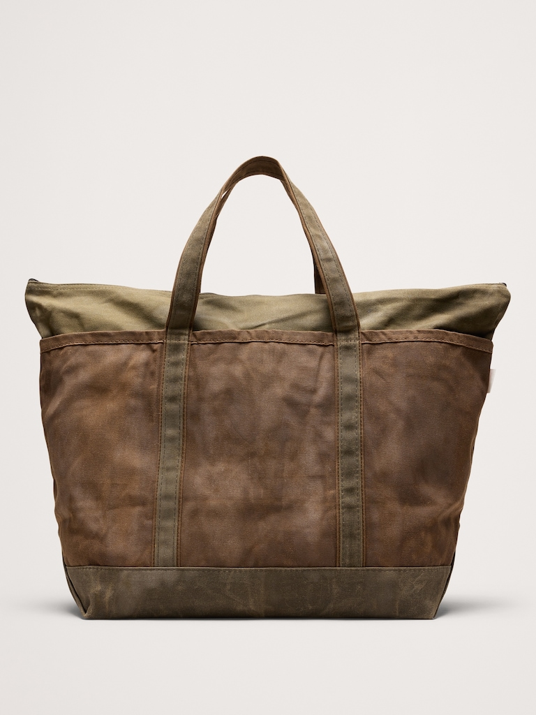 Waxed Canvas Tote by CB Station