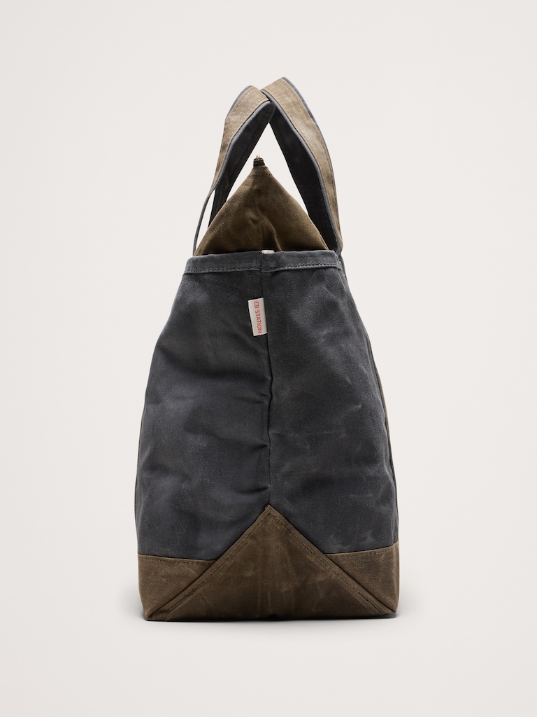 Waxed Canvas Tote by CB Station