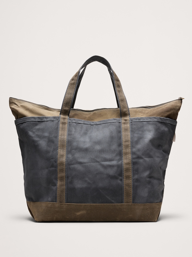 Waxed Canvas Tote by CB Station
