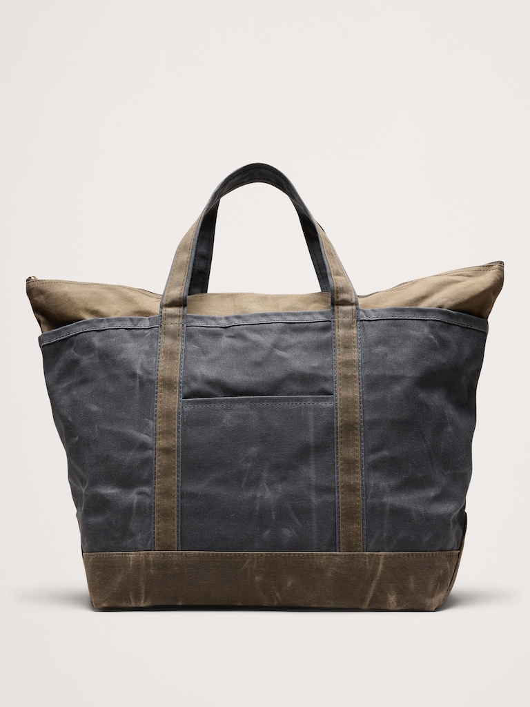 Waxed Canvas Tote by CB Station